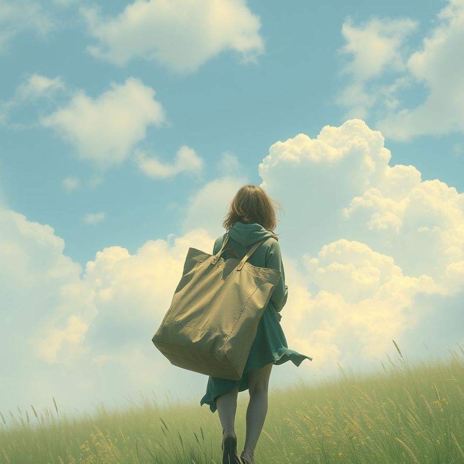 Dream : Wearing a bag in a dream