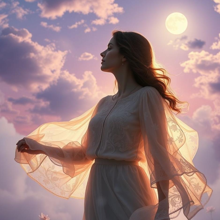 Dream : Wearing a beautiful blouse in a dream