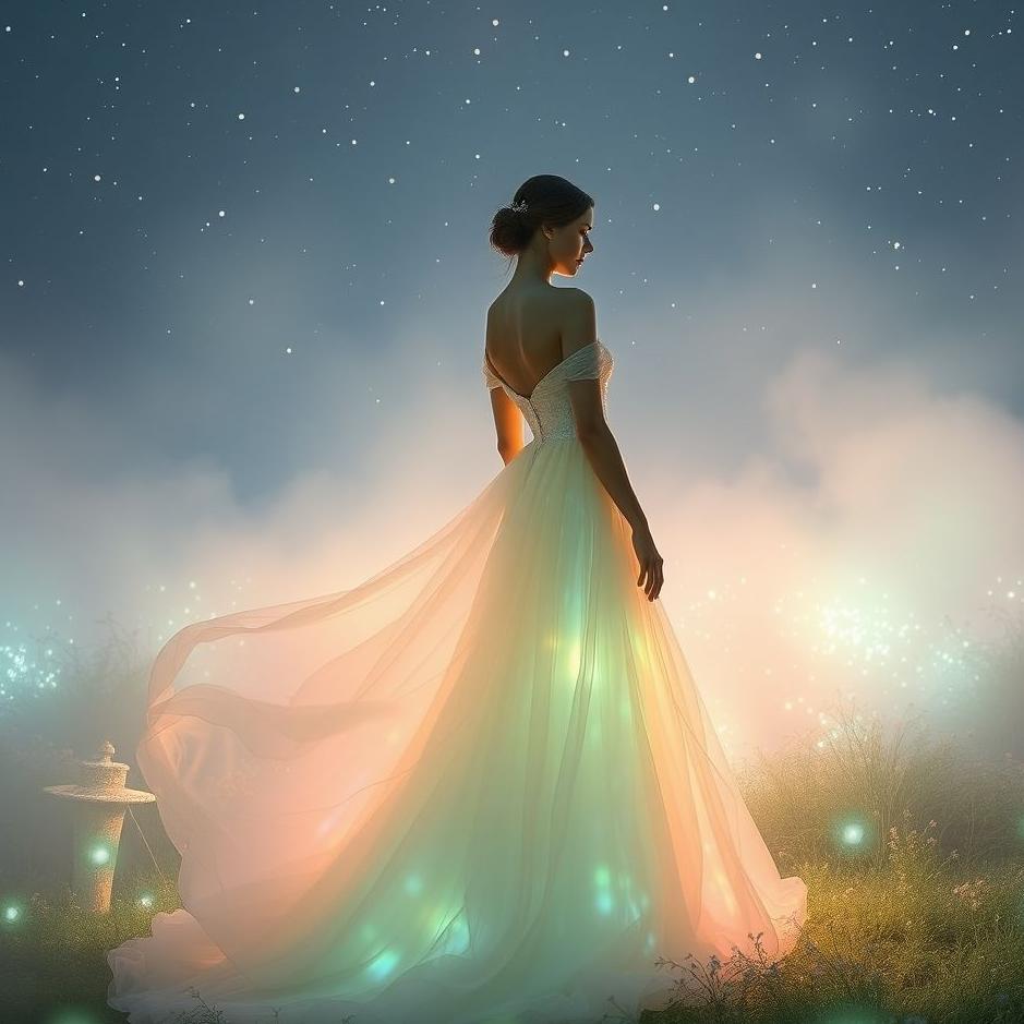 Dream : Wearing a beautiful dress in a dream