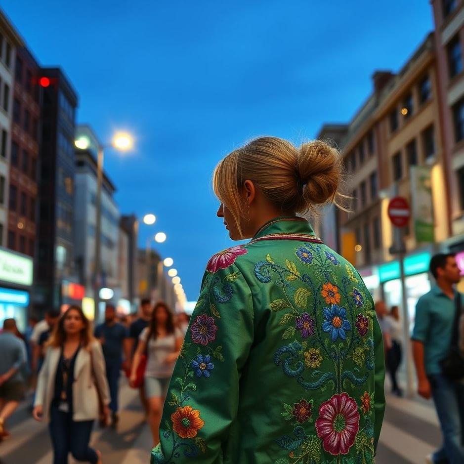 Dream : Wearing a beautiful jacket