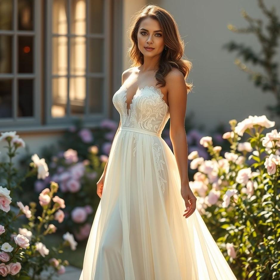 Dream : Wearing a beautiful white dress