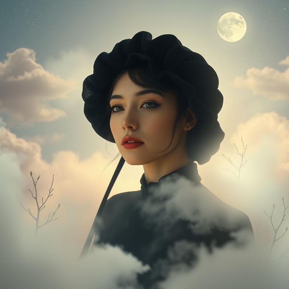 Dream : Wearing a black bonnet in a dream