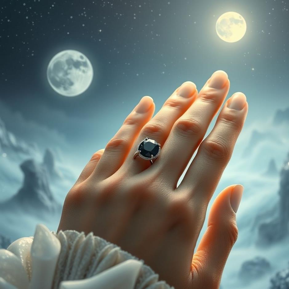 Dream : Wearing a black diamond ring in a dream
