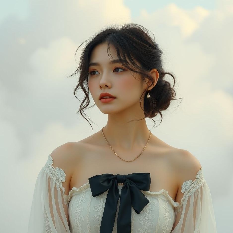 Dream : Wearing a black ribbon in a dream