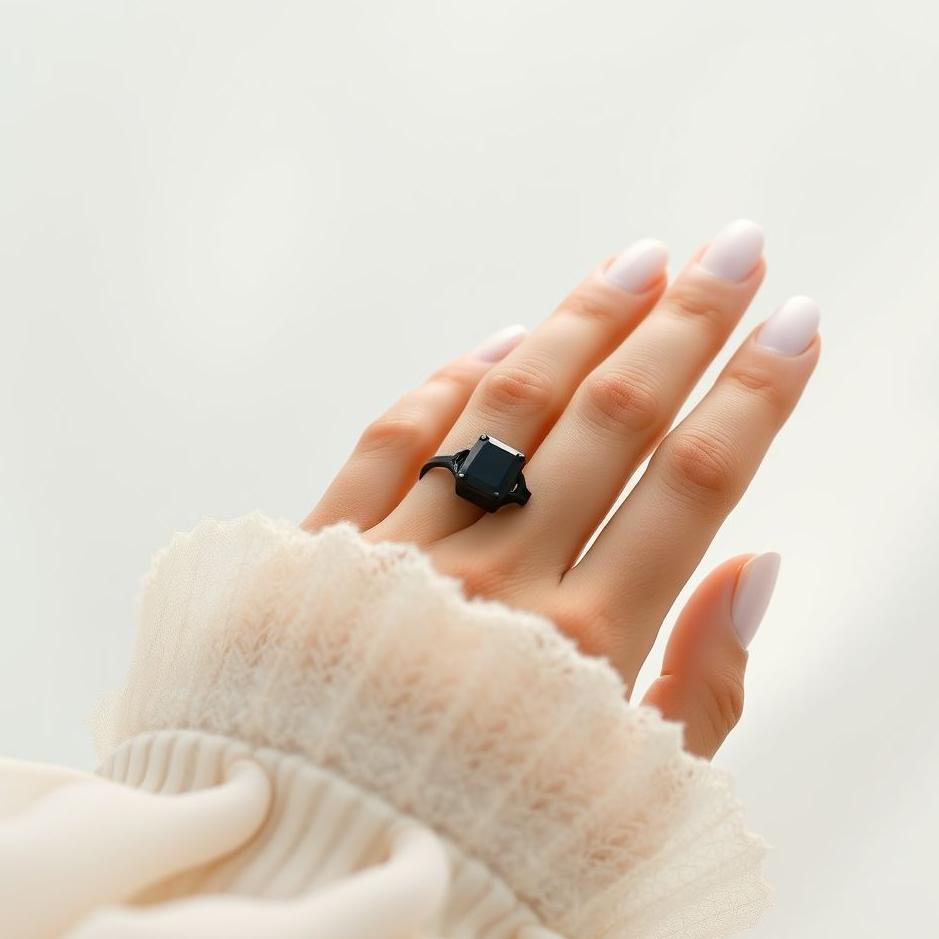 Dream : Wearing a black ring in a dream