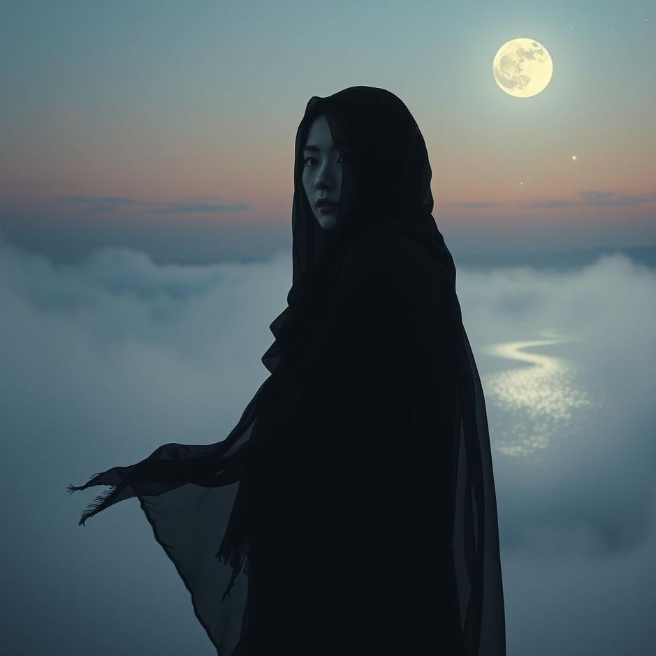 Dream : Wearing a black scarf in a dream