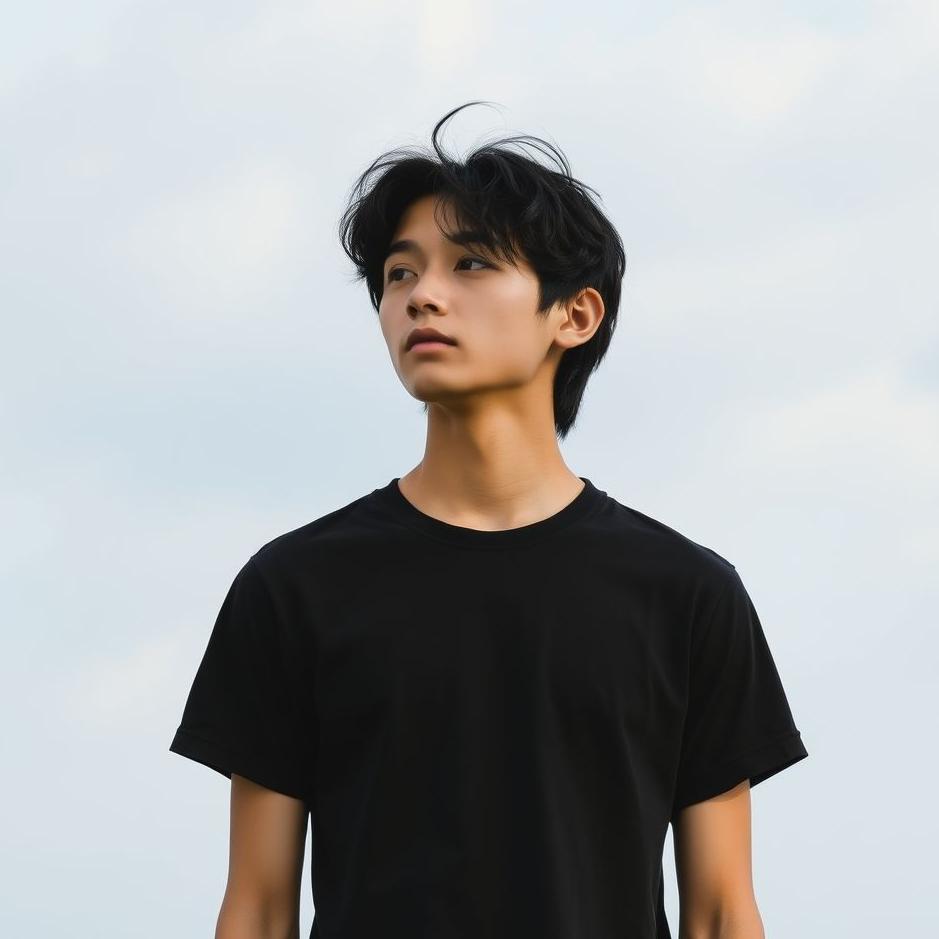 Dream : Wearing a black t-shirt in a dream