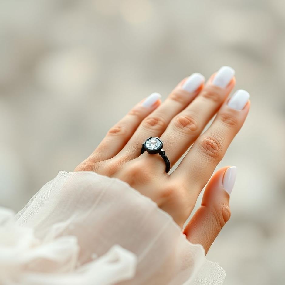 Dream : Wearing a black wedding ring in a dream