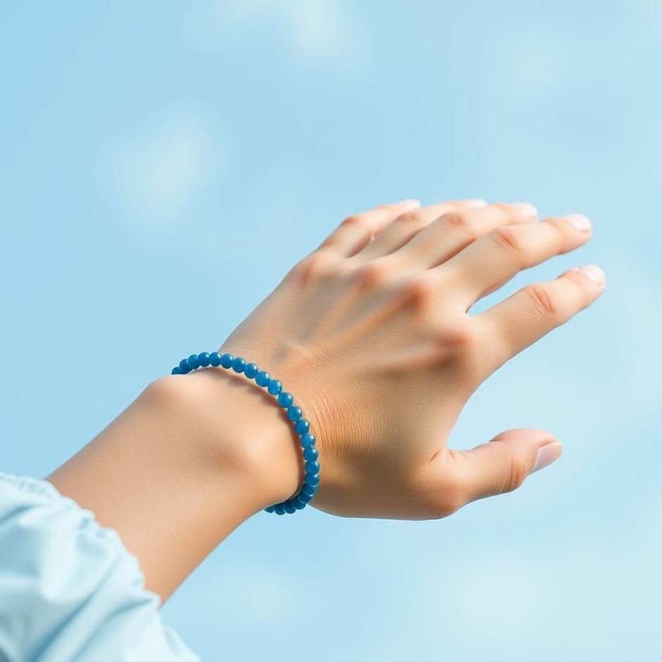 Dream : Wearing a blue bracelet in a dream