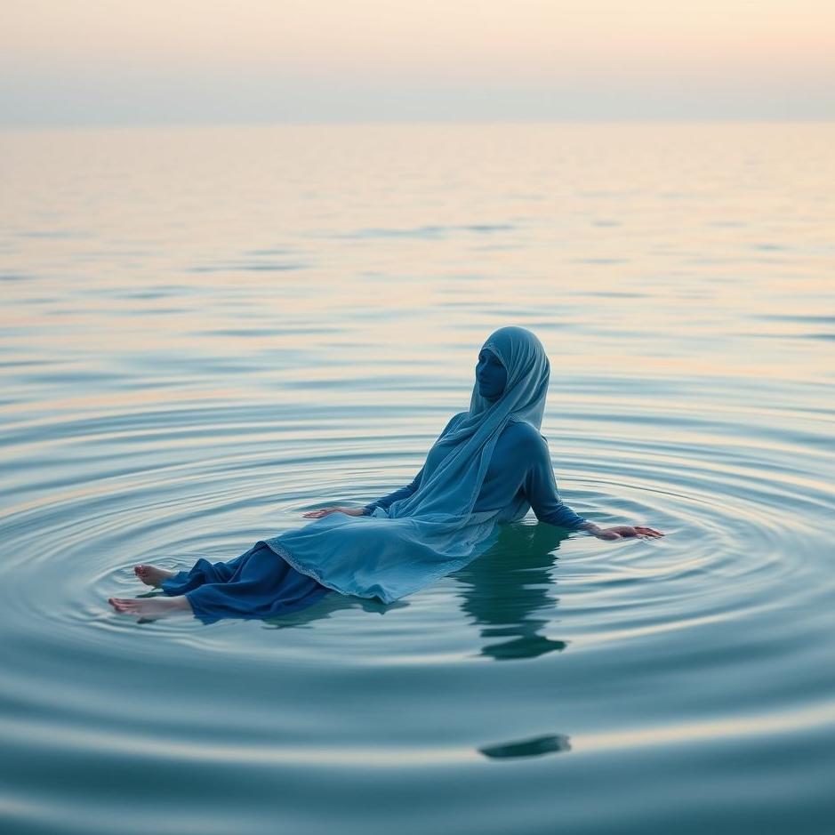 Dream : Wearing a blue burkini in a dream