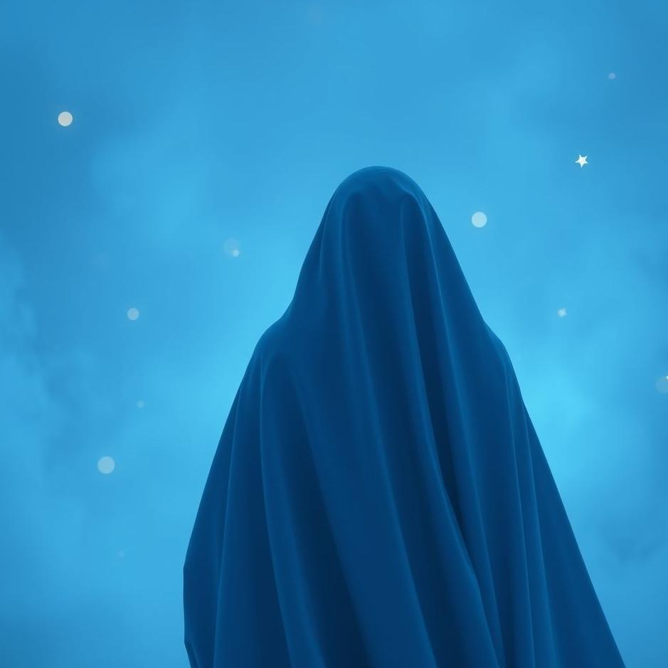 Dream : Wearing a blue cover in a dream