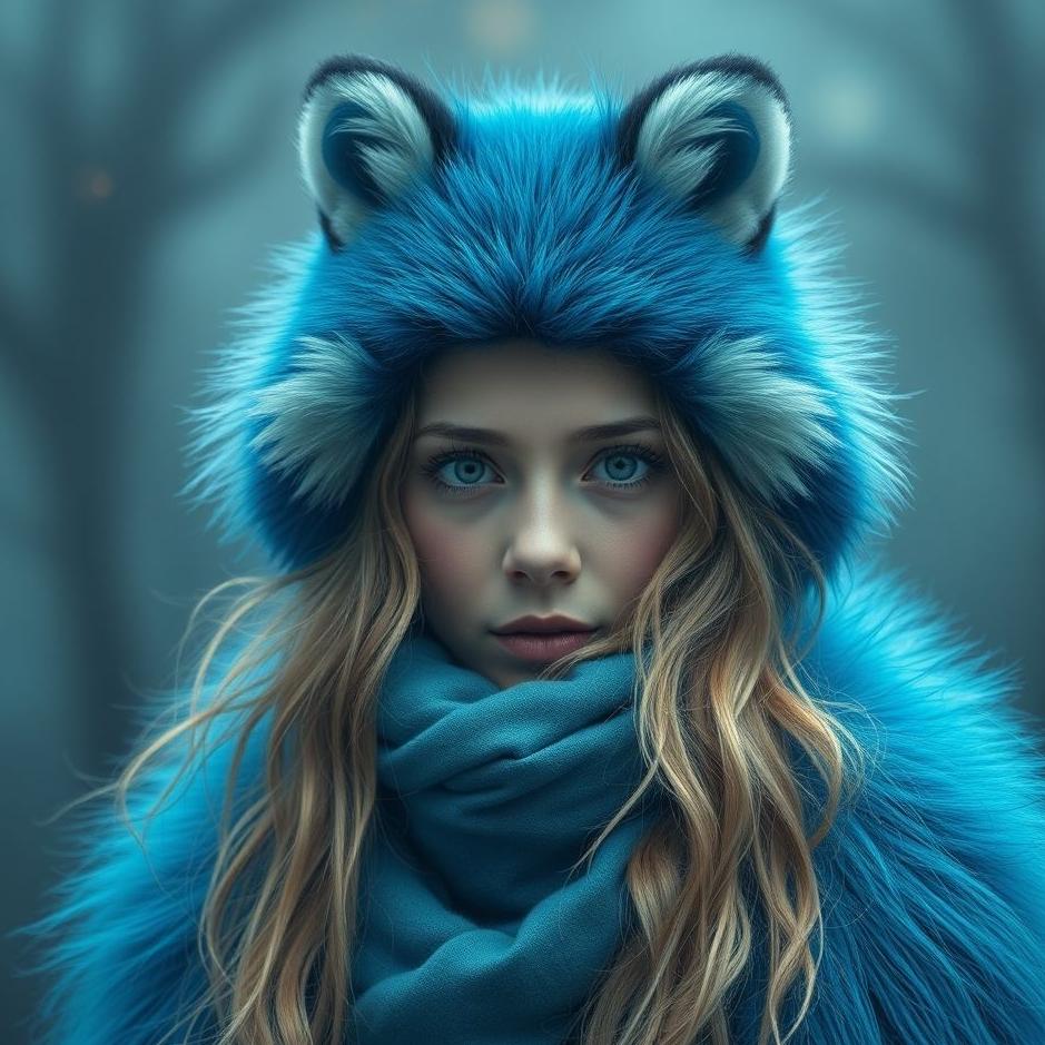 Dream : Wearing a blue ferace in a dream