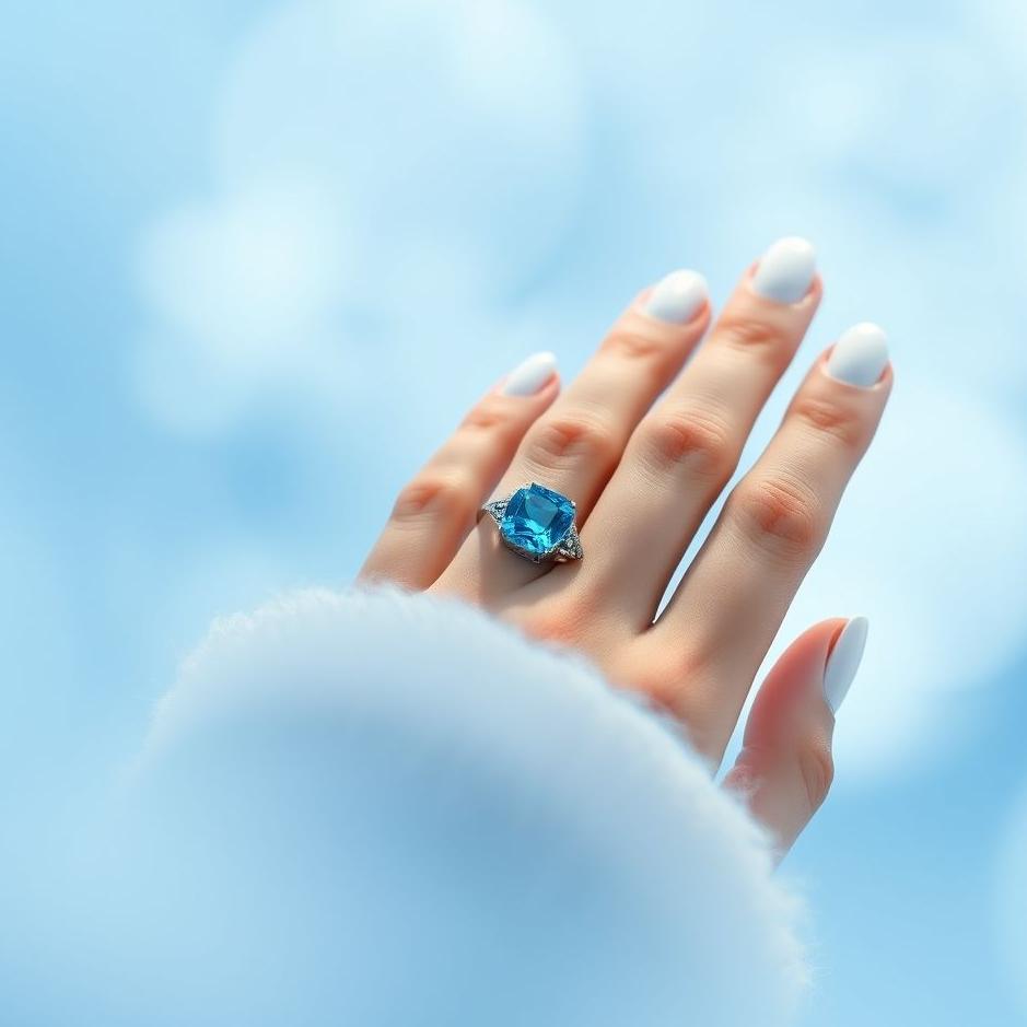 Dream : Wearing a blue ring in a dream