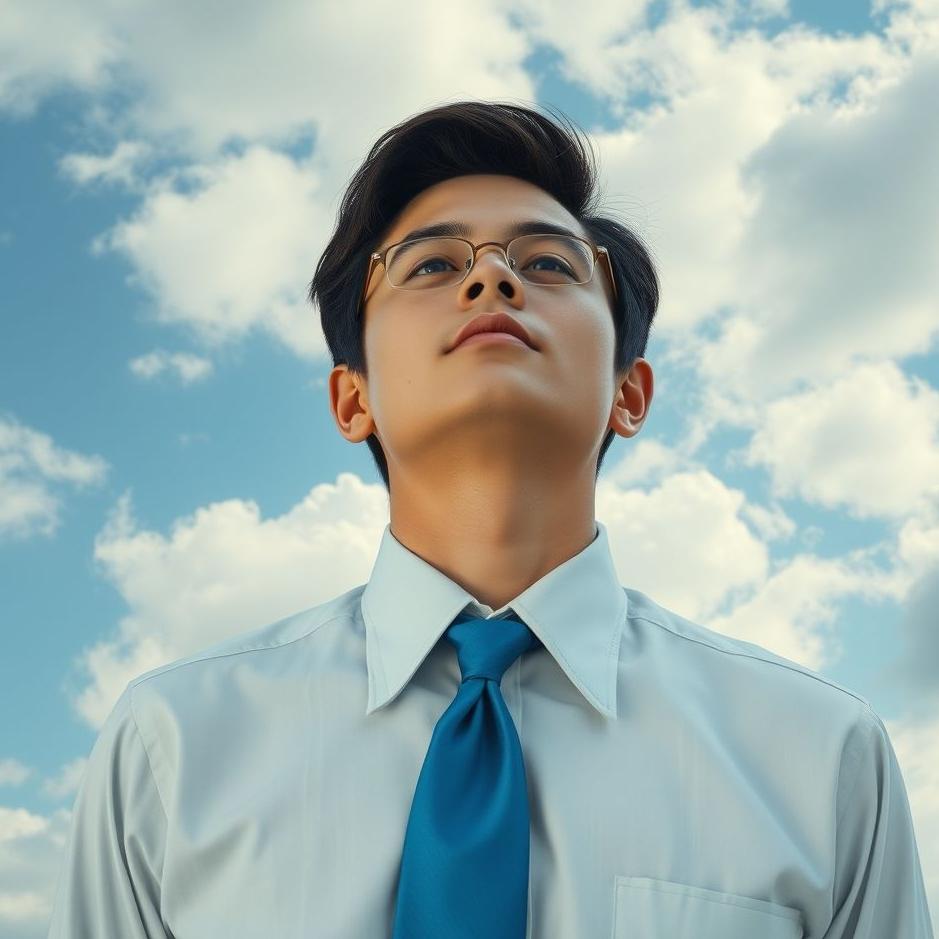 Dream : Wearing a blue tie in a dream