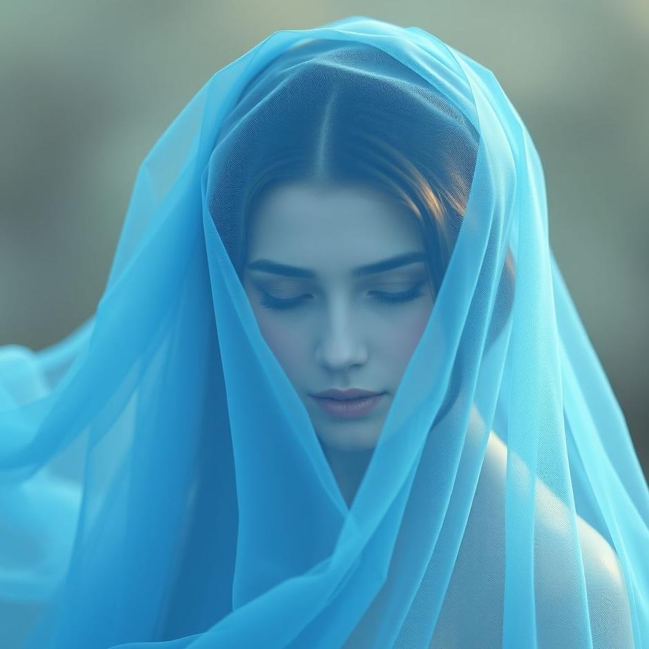 Dream : Wearing a blue veil in a dream