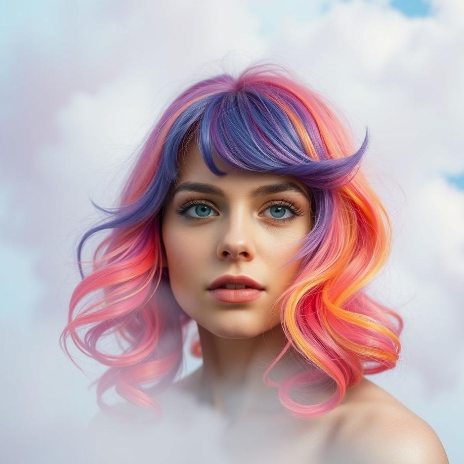 Dream : Wearing a colored wig in a dream
