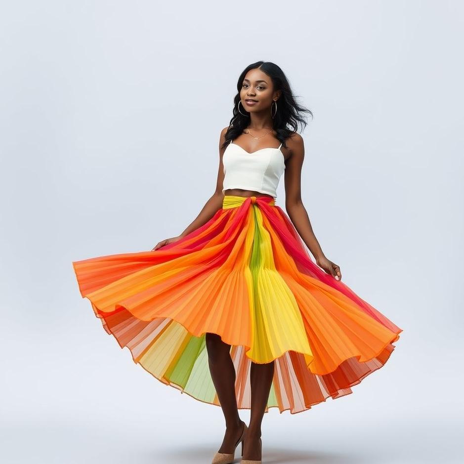 Dream : Wearing a colorful skirt