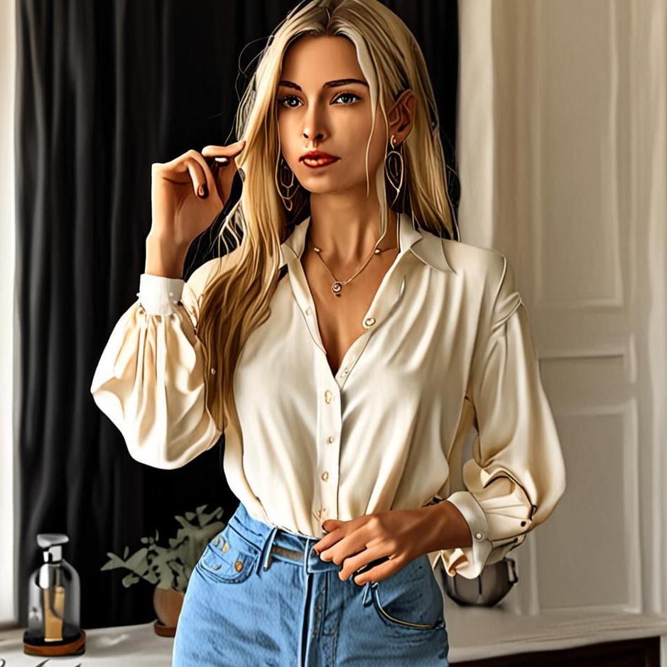 Dream : Wearing a cream-colored blouse in a dream