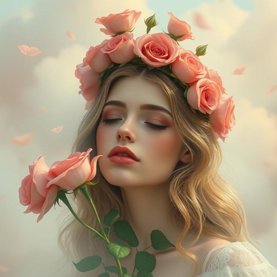 Dream : Wearing a crown of roses in a dream