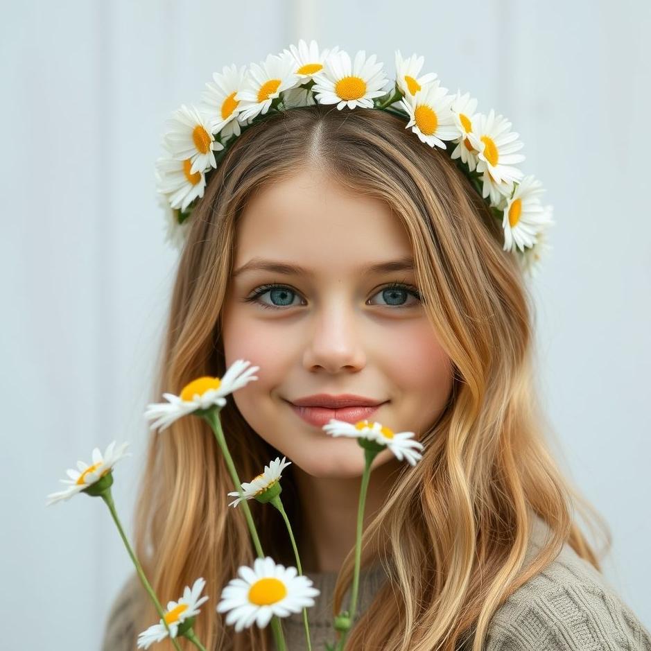 Dream : Wearing a daisy crown
