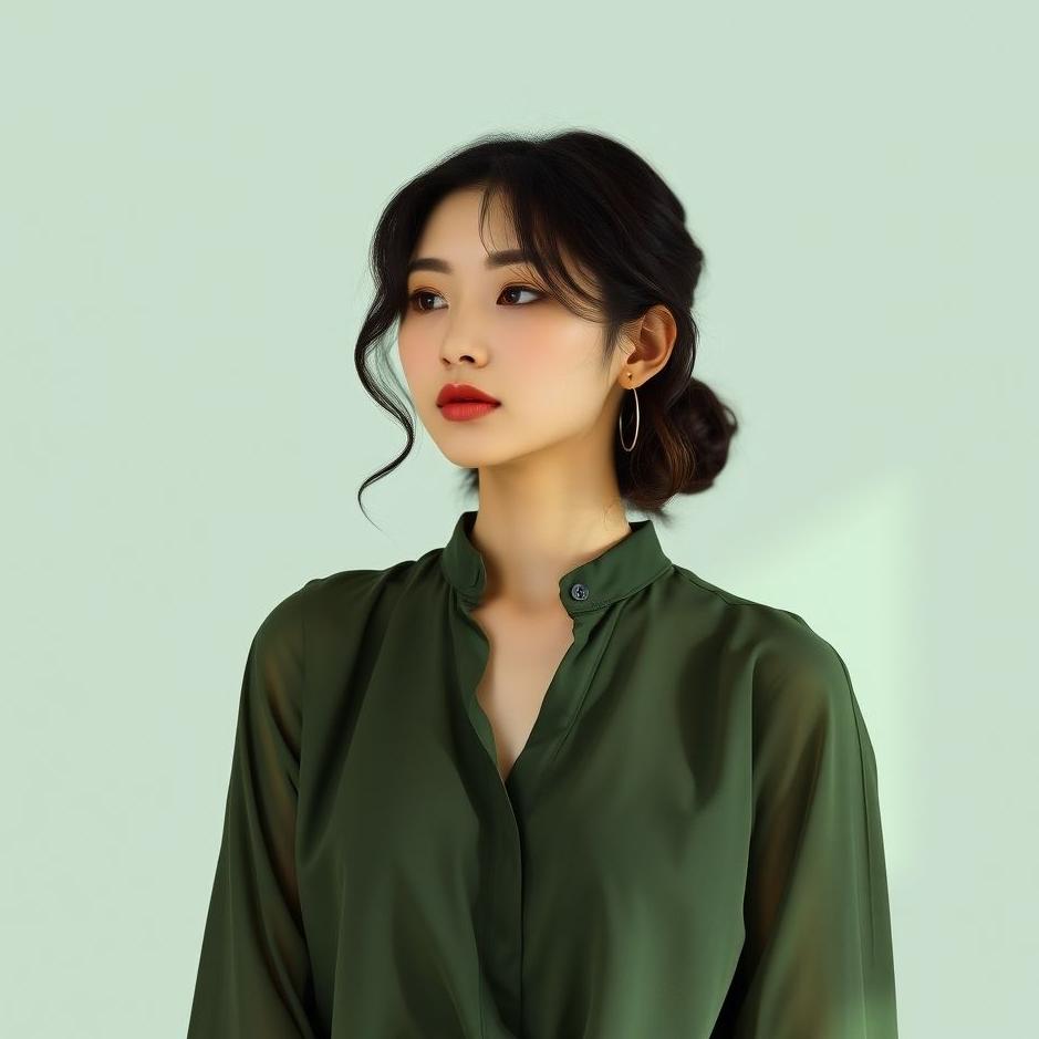 Dream : Wearing a dark green blouse in a dream