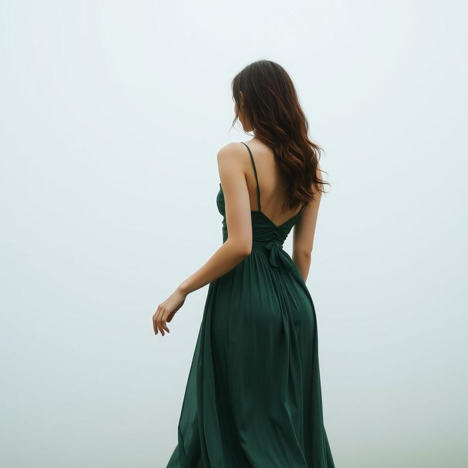 Dream : Wearing a dark green dress in a dream