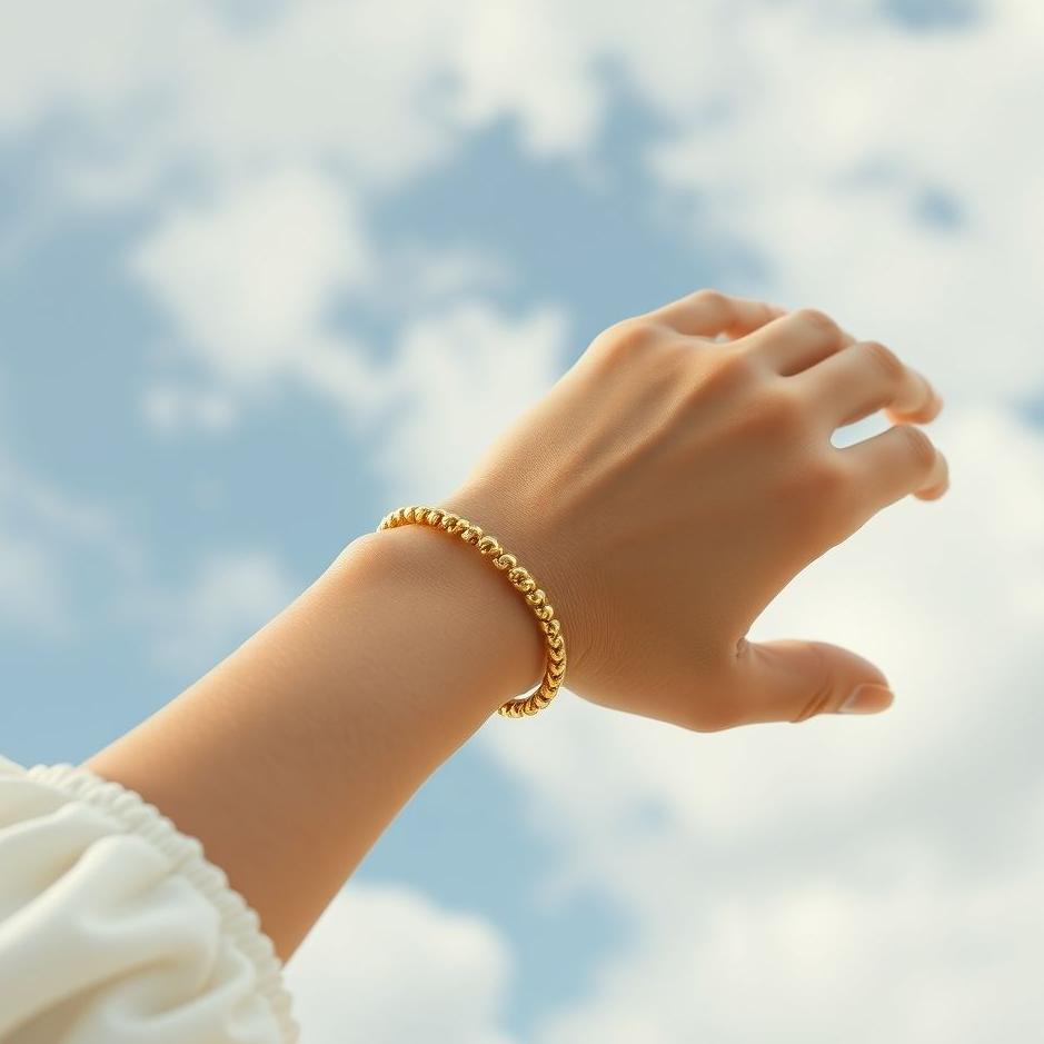 Dream : Wearing a fake gold bracelet in a dream