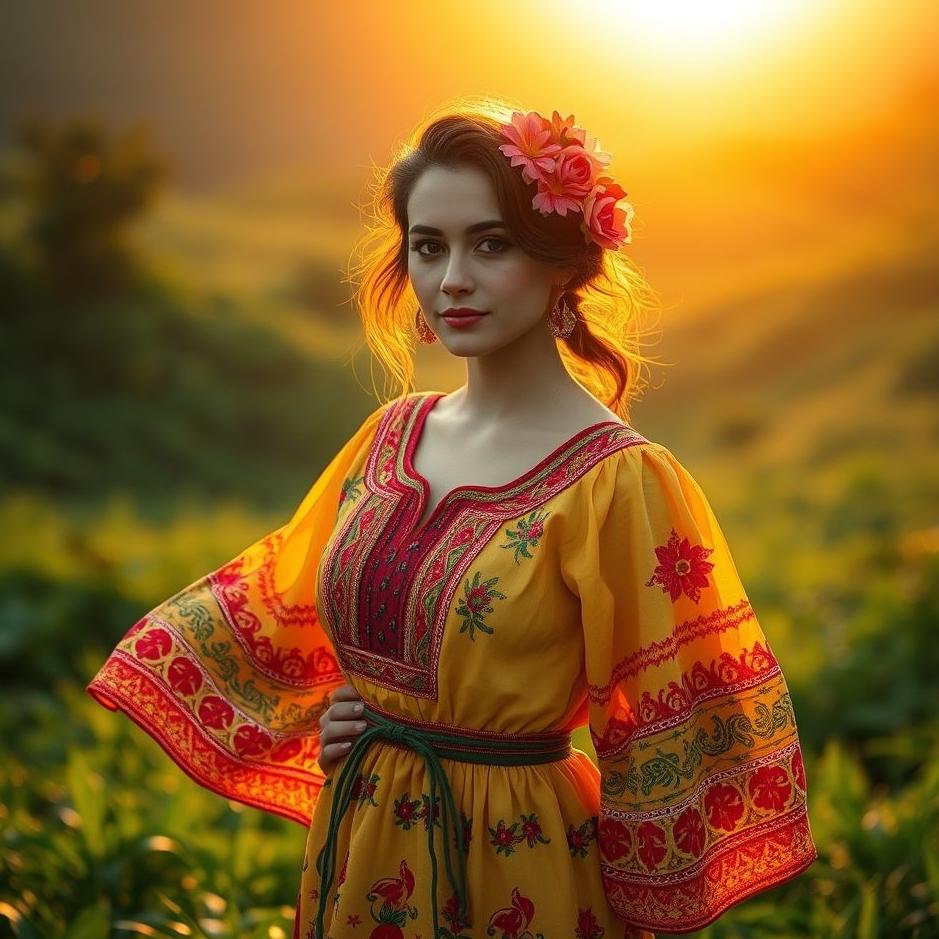 Dream Dictionary : Wearing a folklore dress