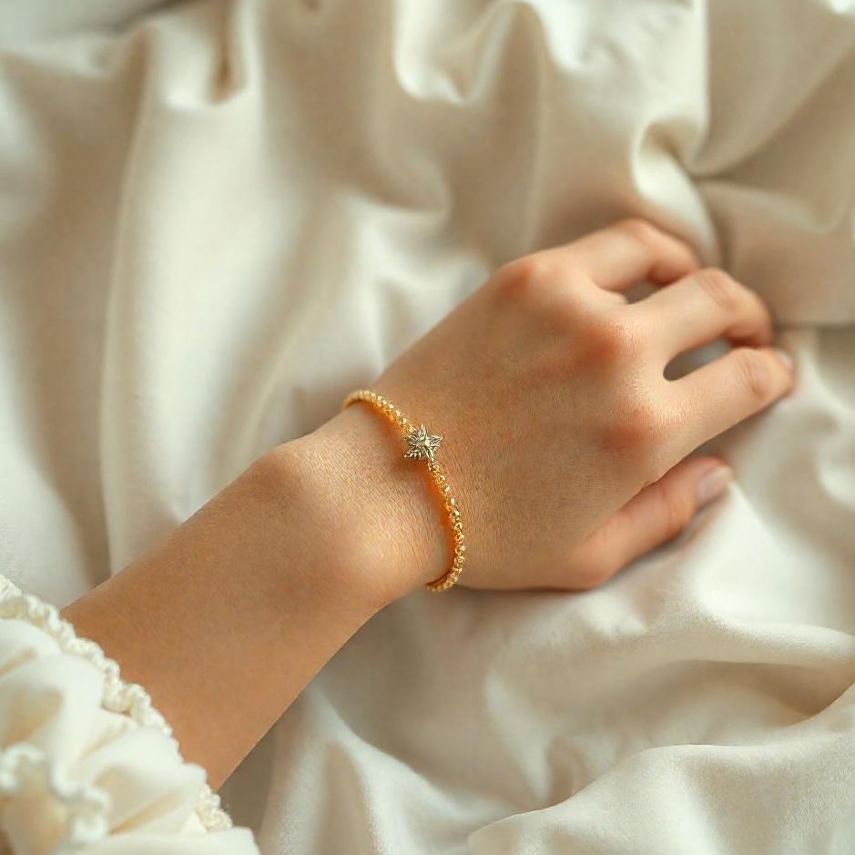 Dream : Wearing a gold bracelet as a gift in a dream