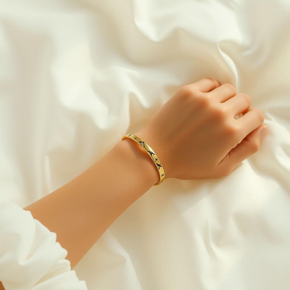 Dream : Wearing a gold bracelet on the arm in a dream