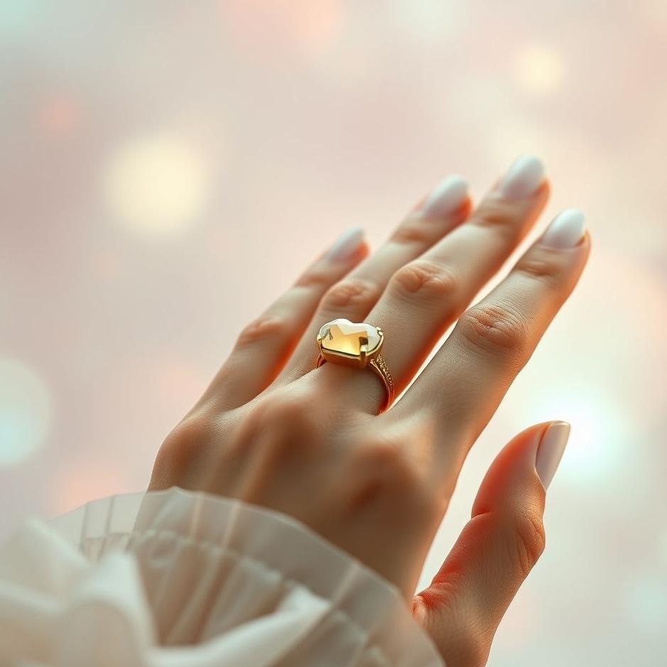 Dream : Wearing a gold ring on the left hand in a dream