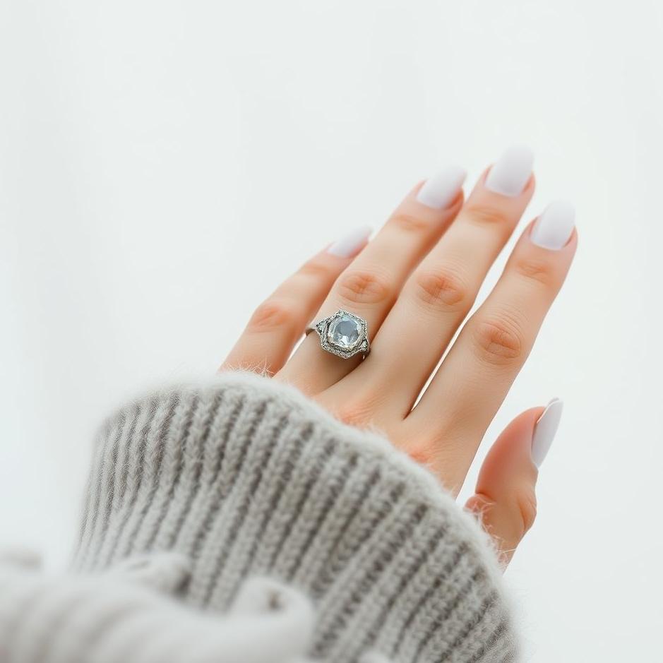 Dream : Wearing a gray ring in a dream