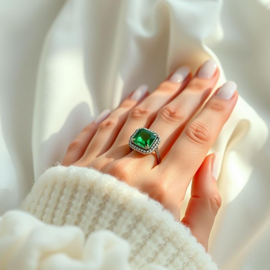 Dream : Wearing a green stone ring on your finger in a dream
