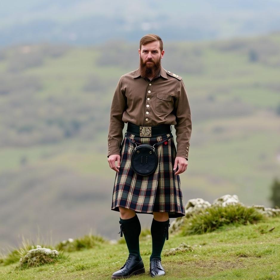 Dream : Wearing a kilt