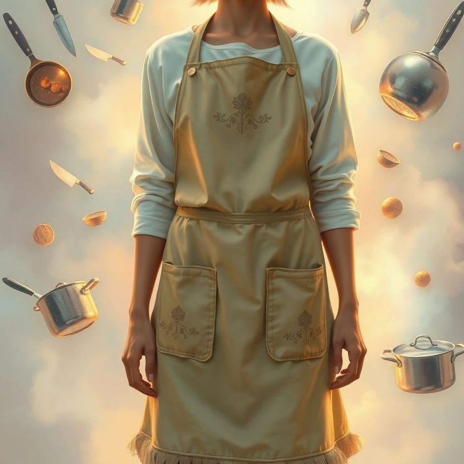 Dream : Wearing a kitchen apron in a dream