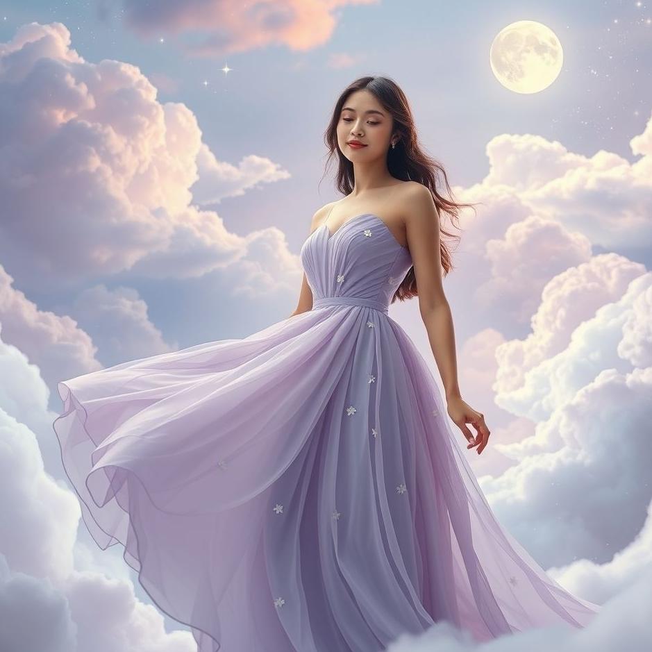 Dream : Wearing a lilac dress in a dream