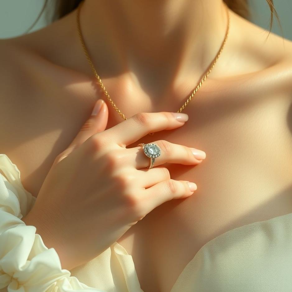 Dream : Wearing a necklace and ring in a dream