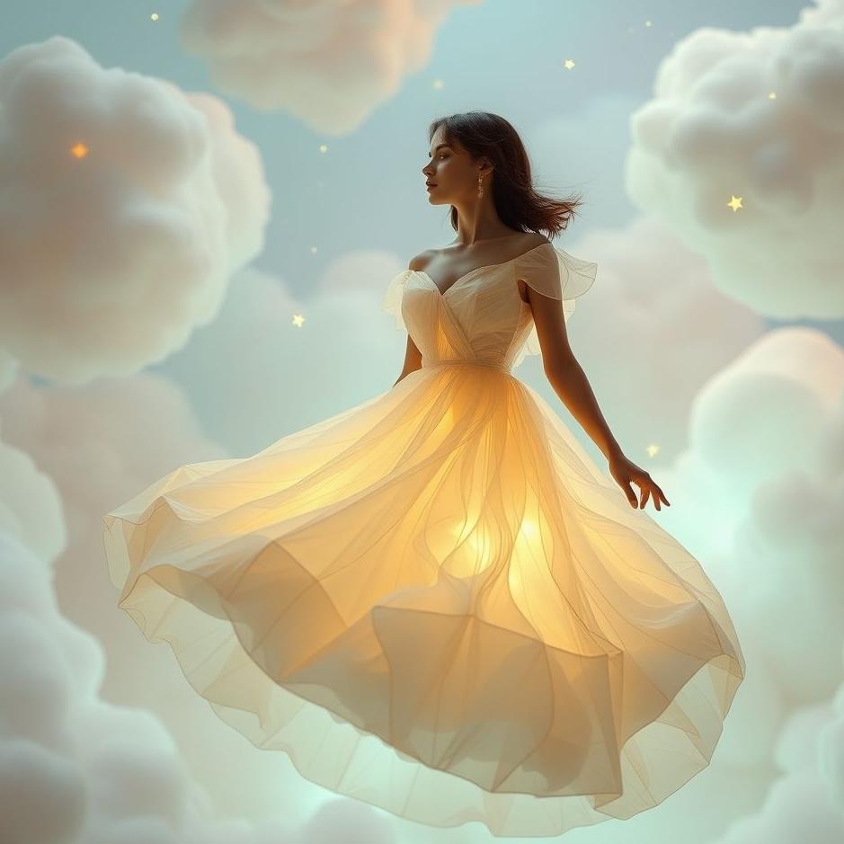 Dream : Wearing a paper dress in a dream