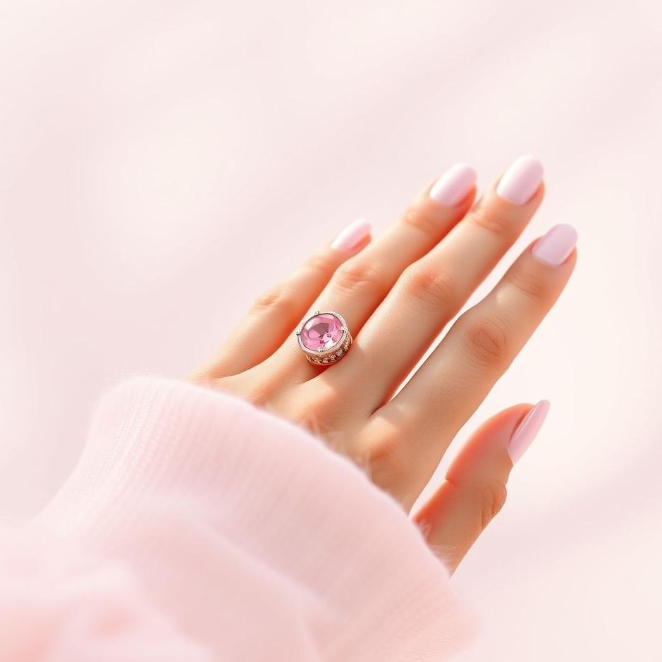 Dream : Wearing a pink ring in a dream