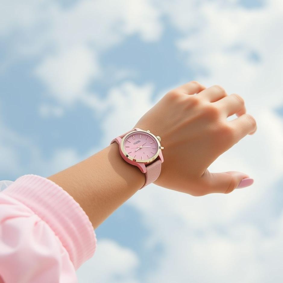 Dream : Wearing a pink watch in a dream