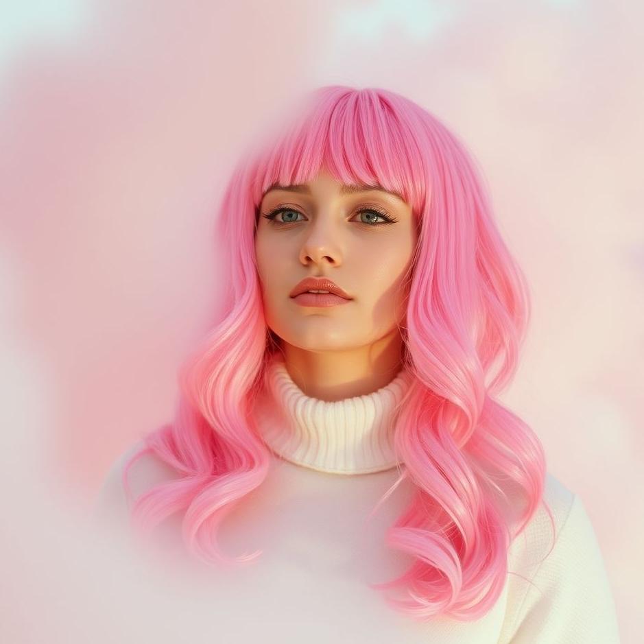 Dream : Wearing a pink wig in a dream
