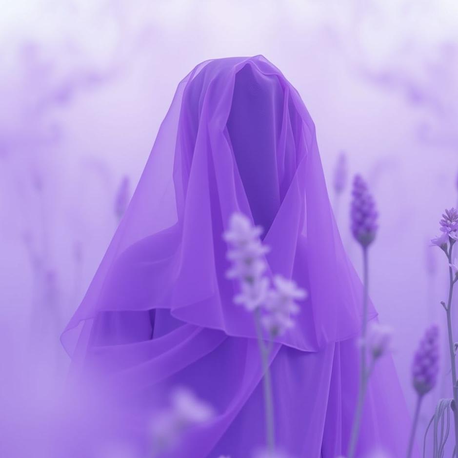 Dream : Wearing a purple cover in a dream