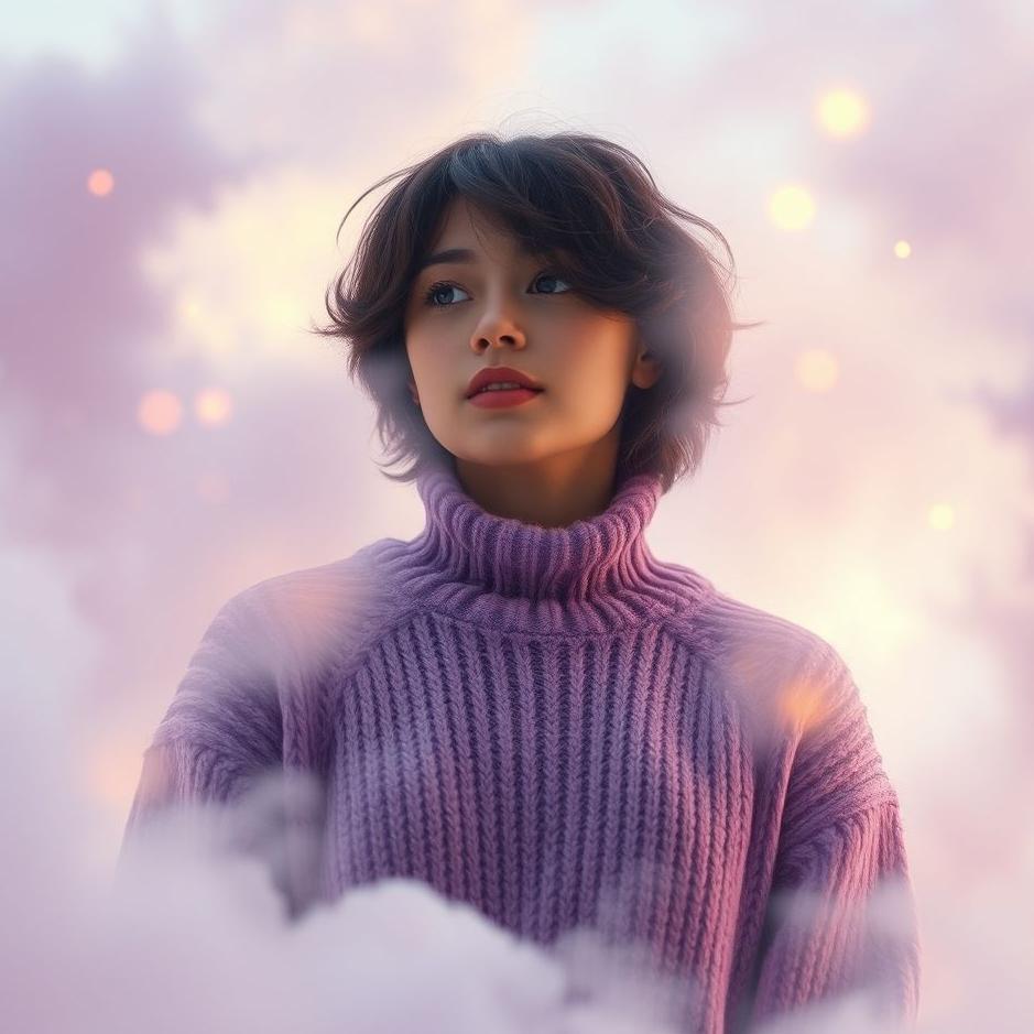 Dream : Wearing a purple sweater in a dream