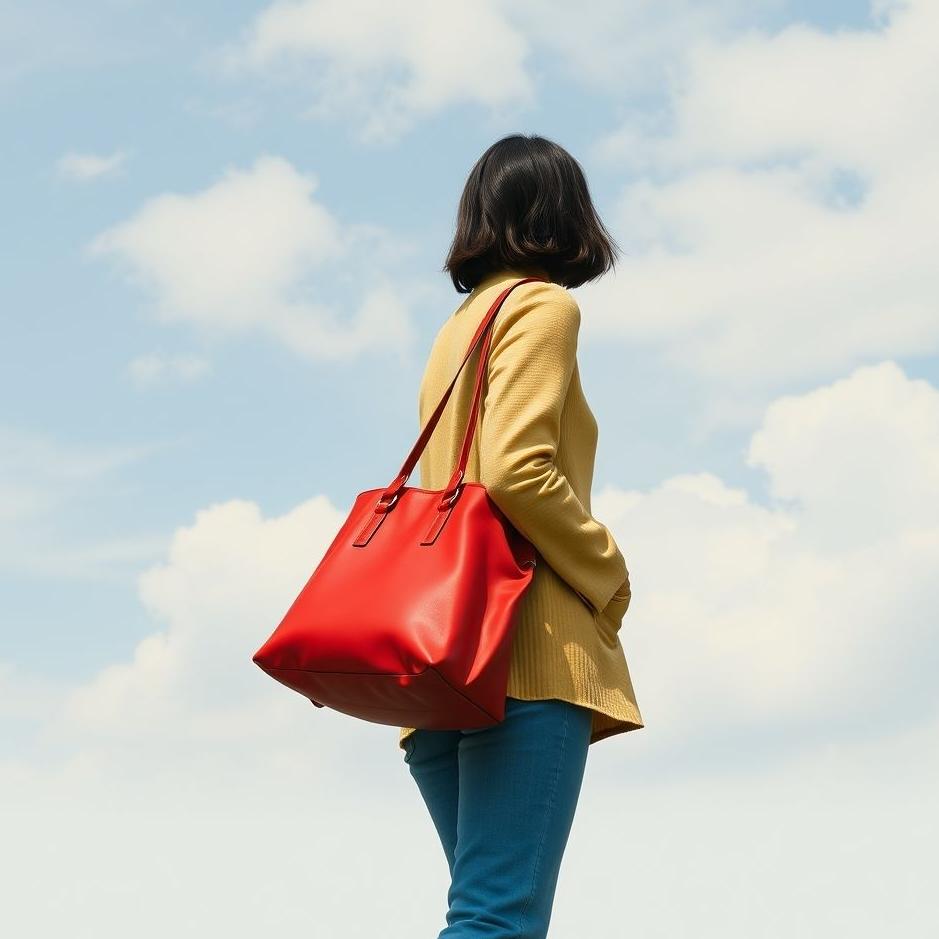 Dream : Wearing a red bag in a dream