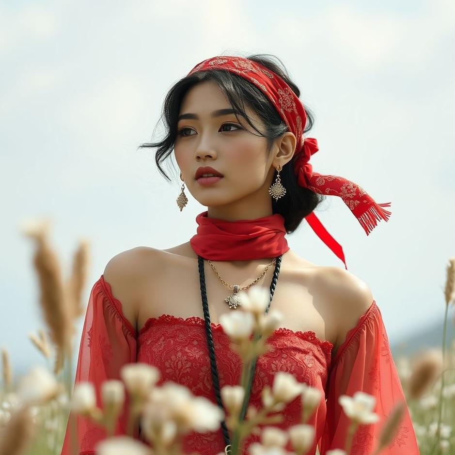 Dream : Wearing a red bandalli in a dream