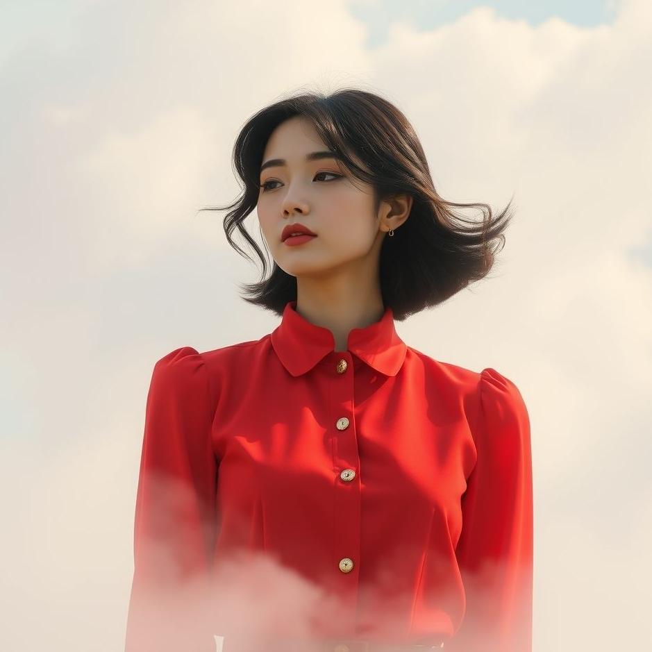 Dream : Wearing a red blouse in a dream