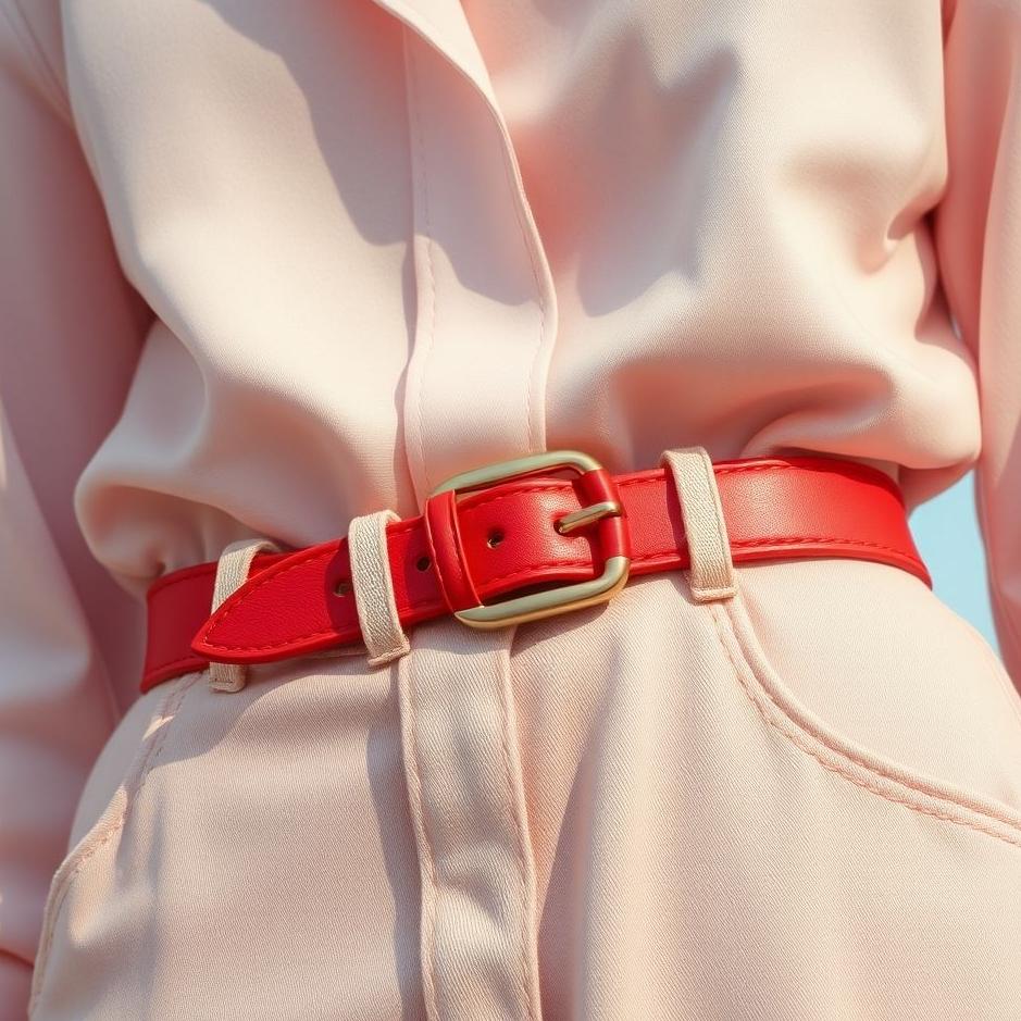 Dream : Wearing a red buckle in a dream