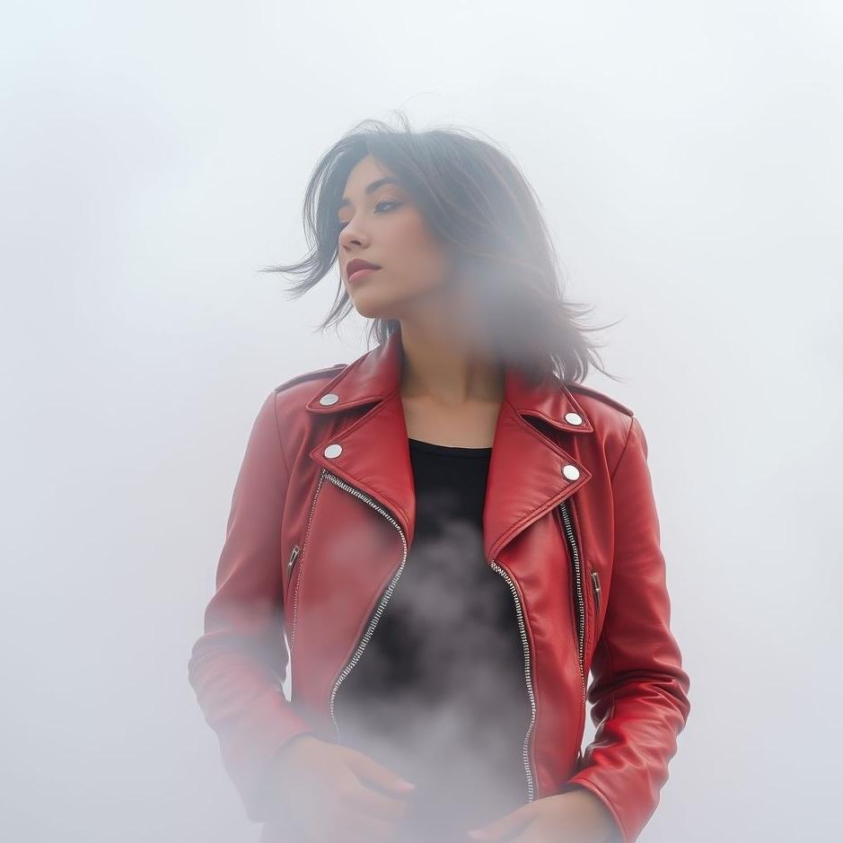 Dream : Wearing a red leather jacket in a dream