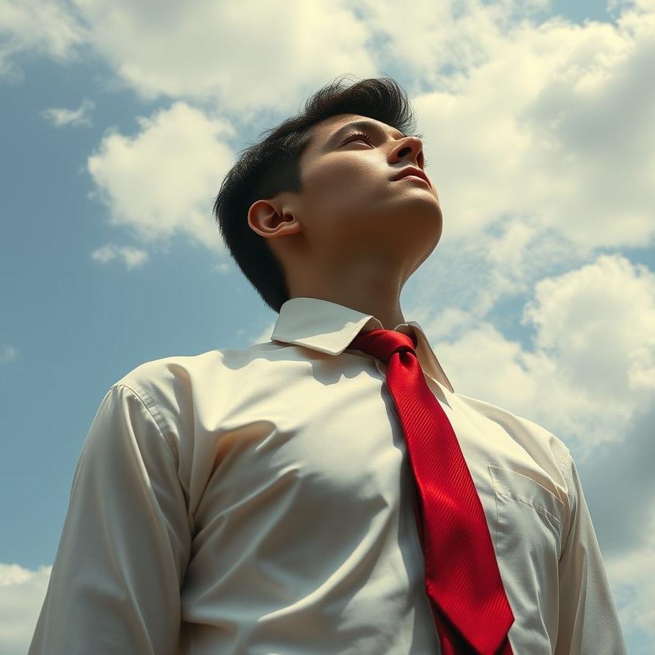 Dream : Wearing a red tie in a dream