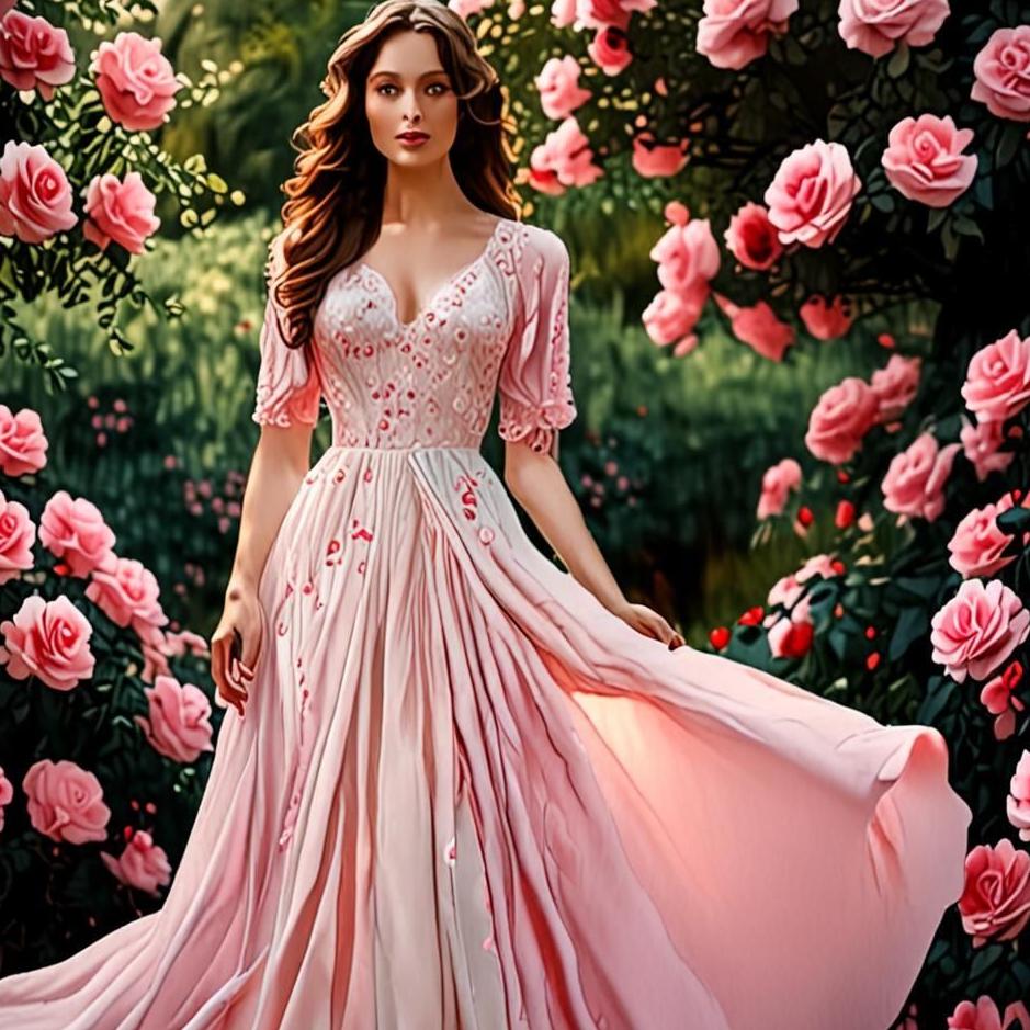 Dream : Wearing a rose dress